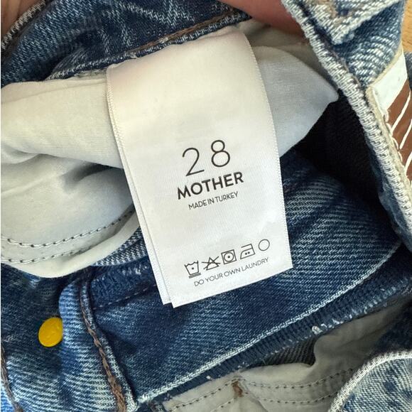 Mother Snacks Jeans The Sugar Cone Skimp Size 28 Mouthful Wash - Picture 3 of 6